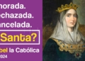 01 cartel santa Isabel la Católica en el Día Internacional de la Mujer