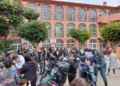 03a0d7a0 fd0d 492c bc74 04999e54693c Los Ángeles Guardianes de Melilla llevan la ilusión en su visita al Gámez Morón