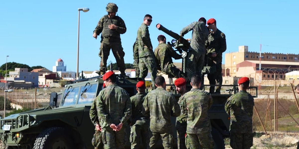2 5 Más de 200 cadetes de la Academia de Zaragoza de prácticas en Melilla