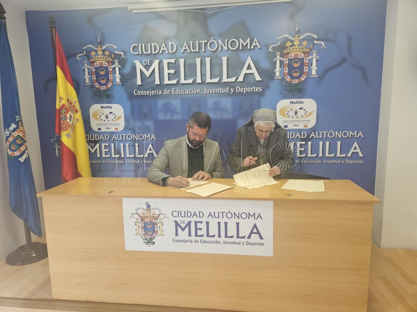 21c165f7 df92 4333 83a5 6e1beff5f911 Firmado el convenio de la Consejería de Educación y María Inmaculada