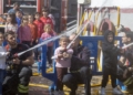 59A1804 recorte Centenares de niños disfrutan de la jornada de puertas abiertas en el Parque de Bomberos