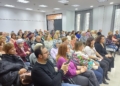77e5e4fd a528 4954 965e c1fc77afe788 1 Las alumnas de Aulas Culturales pasan una tarde divertida y reivindicativa en las actividades por el 8M