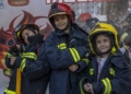 BOMBEROS 59A1821 recorte Centenares de niños disfrutan de la jornada de puertas abiertas en el Parque de Bomberos
