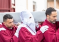 JUEVES 280A6178 Nuestro Padre Jesús de la Flagelación y Nuestra Señora del Mayor Dolor cierran el Jueves Santo en Melilla