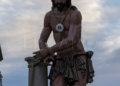 JUEVES 280A6203 Nuestro Padre Jesús de la Flagelación y Nuestra Señora del Mayor Dolor cierran el Jueves Santo en Melilla