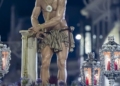 JUEVES 280A6685 Nuestro Padre Jesús de la Flagelación y Nuestra Señora del Mayor Dolor cierran el Jueves Santo en Melilla