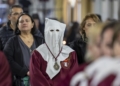 JUEVES 280A6703 Nuestro Padre Jesús de la Flagelación y Nuestra Señora del Mayor Dolor cierran el Jueves Santo en Melilla