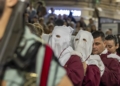 JUEVES 280A6729 Nuestro Padre Jesús de la Flagelación y Nuestra Señora del Mayor Dolor cierran el Jueves Santo en Melilla