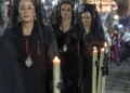 JUEVES 280A6742 Nuestro Padre Jesús de la Flagelación y Nuestra Señora del Mayor Dolor cierran el Jueves Santo en Melilla