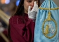 JUEVES 280A6806 Nuestro Padre Jesús de la Flagelación y Nuestra Señora del Mayor Dolor cierran el Jueves Santo en Melilla