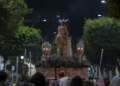 JUEVES 280A6847 Nuestro Padre Jesús de la Flagelación y Nuestra Señora del Mayor Dolor cierran el Jueves Santo en Melilla
