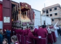 JUEVES 59A1266 Nuestro Padre Jesús de la Flagelación y Nuestra Señora del Mayor Dolor cierran el Jueves Santo en Melilla