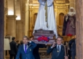POLLINICA R03L2788 La Real Cofradía del Nazareno realiza un rápido traslado de sus sagrados titulares ante las inclemencias meteorológicas