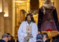 POLLINICA R03L2792 La Real Cofradía del Nazareno realiza un rápido traslado de sus sagrados titulares ante las inclemencias meteorológicas