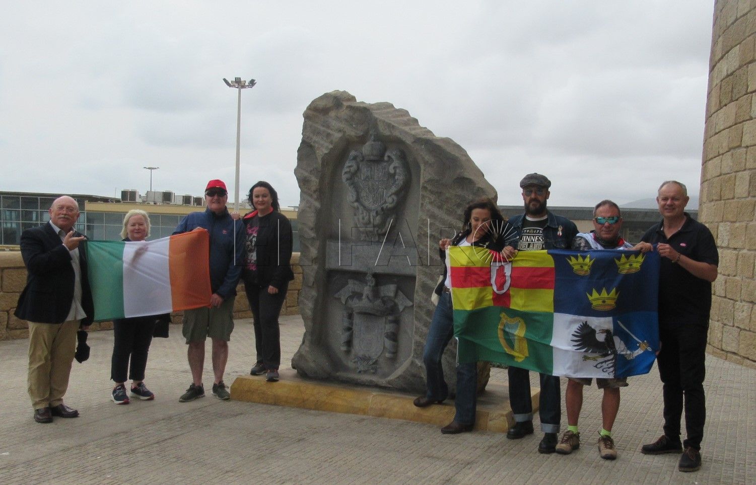 UNESCO melilla junto a la familia Garrigan Mariscal John Sherlock