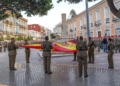 WhatsApp Image 2024 03 14 at 20.35.17 3 El Regimiento de Artillería vuelve a realizar un mes más el acto de arriado de Bandera