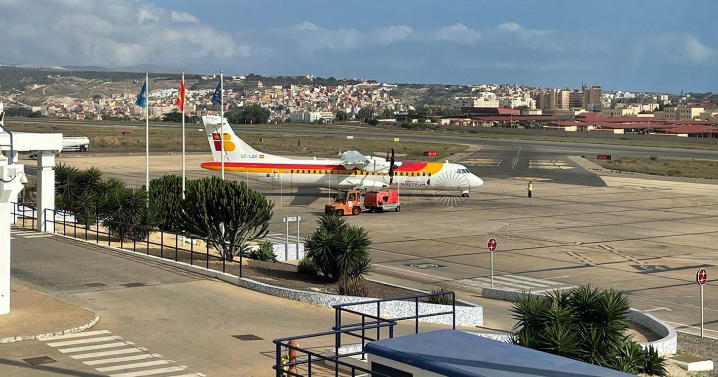 aeropuerto recorte 1 El aeropuerto de Melilla abre hasta las 22:15 horas a partir del lunes