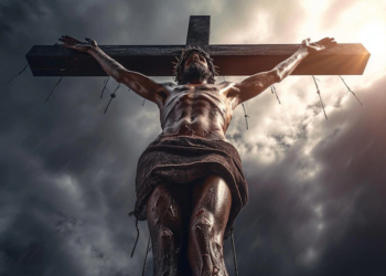 jesucristo crucificado cruz monte golgota murio pecados humanidad hijo dios biblia fe navidad religion catolica cristiano felices pascuas rezando viernes santo ia generativa 771426 10721 El verbo se involucra en nuestra vida