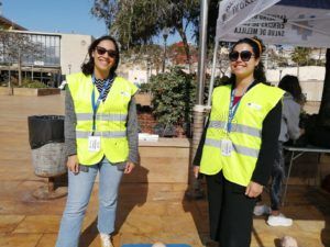 portuguesas Mesas de calle y torneos deportivos para el comienzo de las fiestas del patrón de la Facultad de Ciencias de la Salud