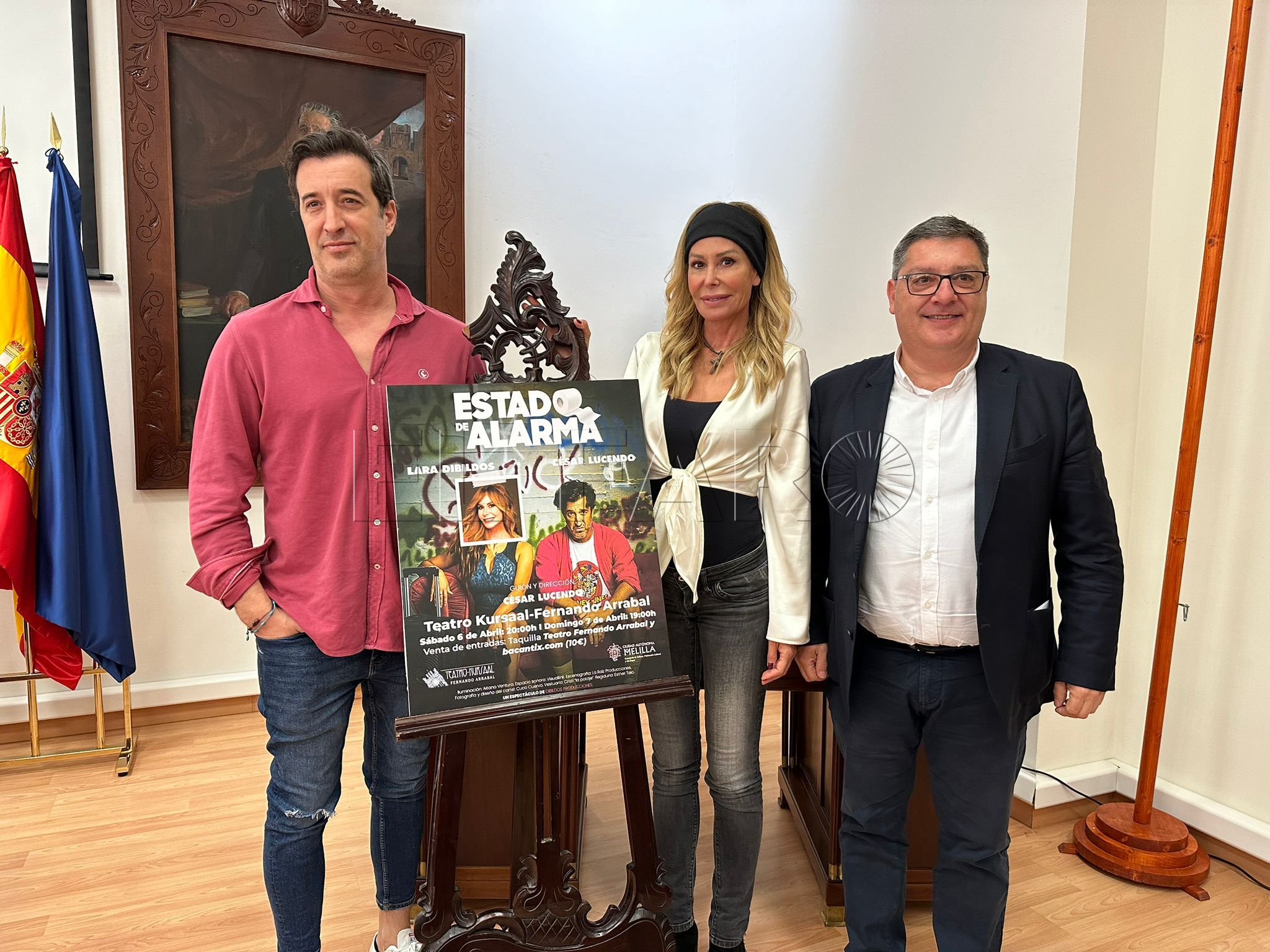 15 2 Lara Dibildos y César Lucendo aterrizan en Melilla para el estreno de 'Estado de alarma', una comedia romántica en el confinamiento