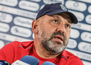 Víctor Basadre atendió a los medios de comunicación, en la previa del partido frente a la UD Ibiza que se disputará mañana domingo, a las 12:00 horas, en tierras ibicencas.