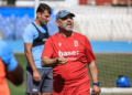 22D 1 4 La escuadra azulina prepara a conciencia el partido ante el líder