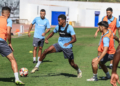 23D 1 6 La escuadra azulina prepara a conciencia el partido ante el líder