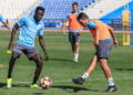 23D 4 4 La escuadra azulina prepara a conciencia el partido ante el líder