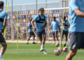 La escuadra azulina se ejercita en el Pinatar Arena