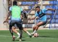 25D 6 La escuadra azulina se ejercita en el Pinatar Arena