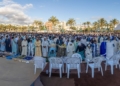 59A4941 Panoramica El rezo colectivo del Eid al-Fitr reúne a 7.000 melillenses en una defensa de la convivencia y la hermandad en Melilla