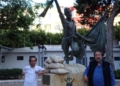 Antonio Salvador Callejón y Antonio Quesada Asociación cultural almeriense visita Melilla