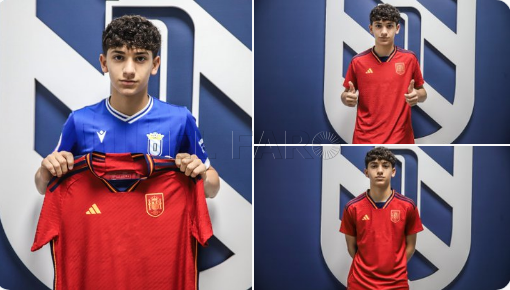 Captura de pantalla 2024 04 20 a las 15.56.10 El infantil unionista Ángel Ciordia está en la prelista de la Sub-14