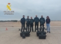 Equipo HALCON con Agentes especializados Sevicio Aereo El equipo aéreo en la Comandancia de la Guardia Civil de Melilla lleva a cabo una jornada de formación