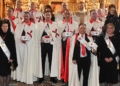 Foto de Grupo de los nuevos Caballeros y Damas del Capitulo de Isabel La Catolica recorte Investidura de nobles caballeros y damas del Capítulo de la Reina Isabel la Católica en Madrigal de las Altas Torres