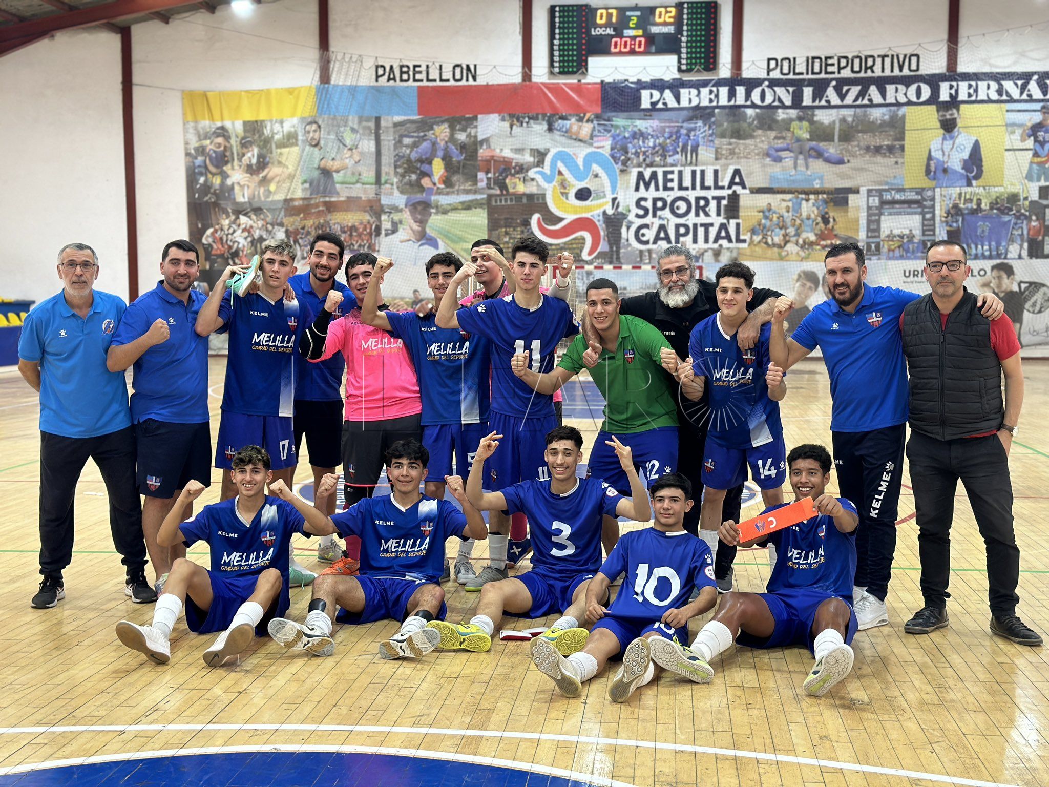 El Rusadir barre de la pista al líder de su grupo, el Puerto Atlético