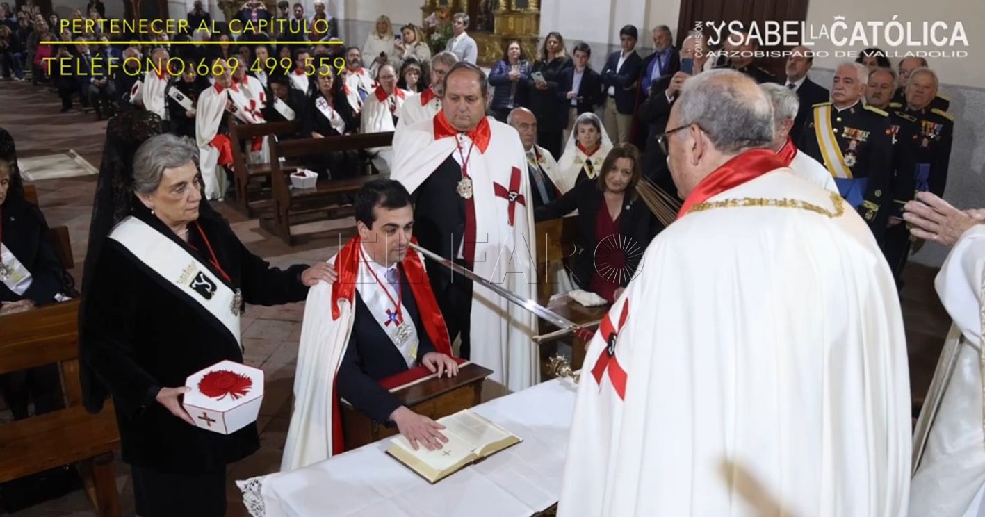Gran Maestre nombramientos de Caballeros recorte Investidura de nobles caballeros y damas del capítulo de Isabel la Católica