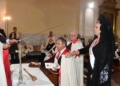Investidura de Caballero de Juanjo Florensa padrinos Julia Seco y Jesus Zan recorte 1 Investidura de nobles caballeros y damas del Capítulo de la Reina Isabel la Católica en Madrigal de las Altas Torres