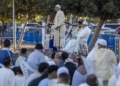 RAMADAN REZO 280A1618 1 El rezo colectivo del Eid al-Fitr reúne a 7.000 melillenses en una defensa de la convivencia y la hermandad en Melilla