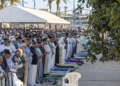 RAMADAN REZO 280A1742 1 El rezo colectivo del Eid al-Fitr reúne a 7.000 melillenses en una defensa de la convivencia y la hermandad en Melilla