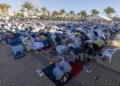 RAMADAN REZO 59A4992 1 El rezo colectivo del Eid al-Fitr reúne a 7.000 melillenses en una defensa de la convivencia y la hermandad en Melilla