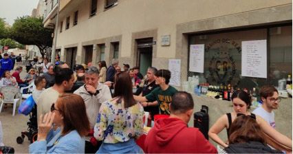 casino del real Mañana, mercadillo benéfico de la Asociación de Vecinos Casino del Real