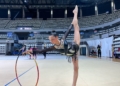 daniela tello Magnífico papel de cada una de las gimnastas locales