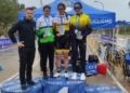 general femeninna Alejandro Díez y Else Remartínez ganan bajo la lluvia