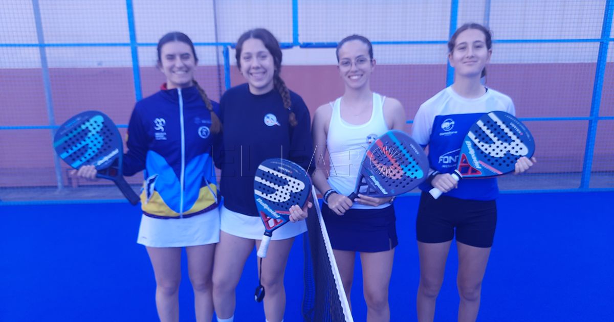 1 Los jóvenes valores del pádel local disputan un gran torneo