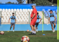 El equipo azulino prepara su último partido en casa