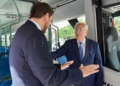 Autobus Web 2 El Gobierno de la Ciudad Autónoma presenta el primer autobús eléctrico