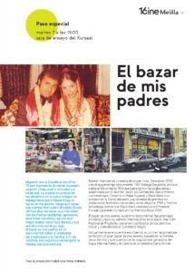 Imagen El Bazar de mis padres La Comunidad Hindú proyectará 'El bazar de mis padres' en la Semana de Cine de Melilla