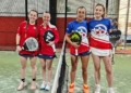 Mamen Perez y Nicole Salas frente a RGC Covadonga El RCMM, tercero en su sector jugado en Madrid