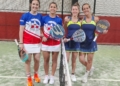 Marta Fernandez e Itziar Tellechea frente a PF Cies El RCMM, tercero en su sector jugado en Madrid